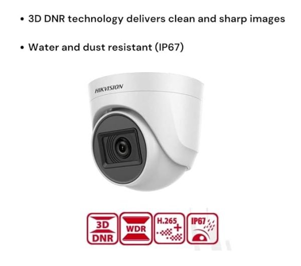HIKVISION 2Mp Dome Eco Indoor Wired Color Camera